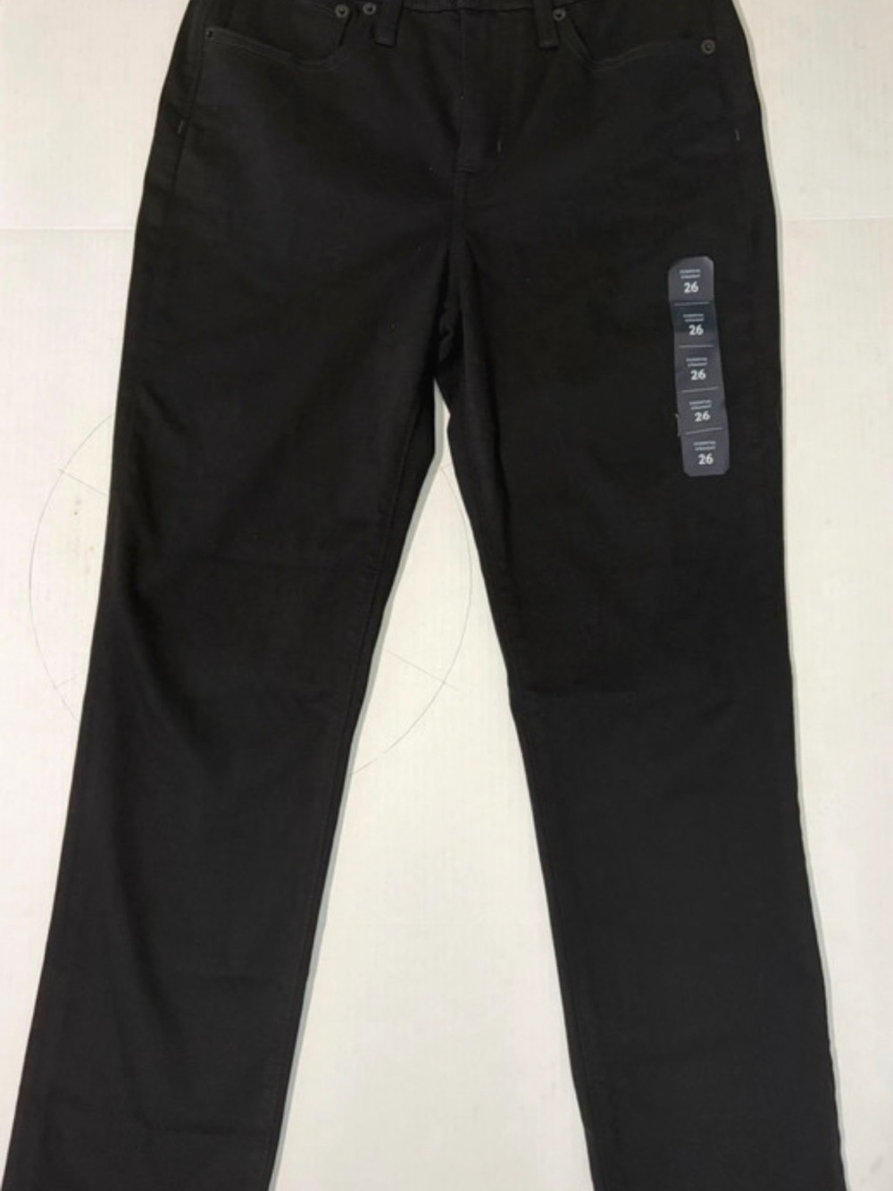 J. Crew Black Straight-Leg Jeans